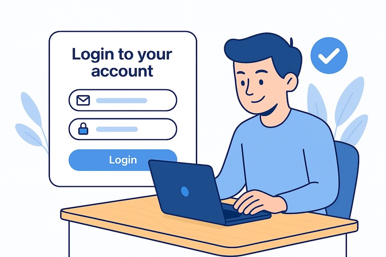 Login illustration