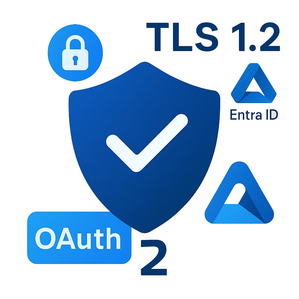 Schema showing the differents security protocols
